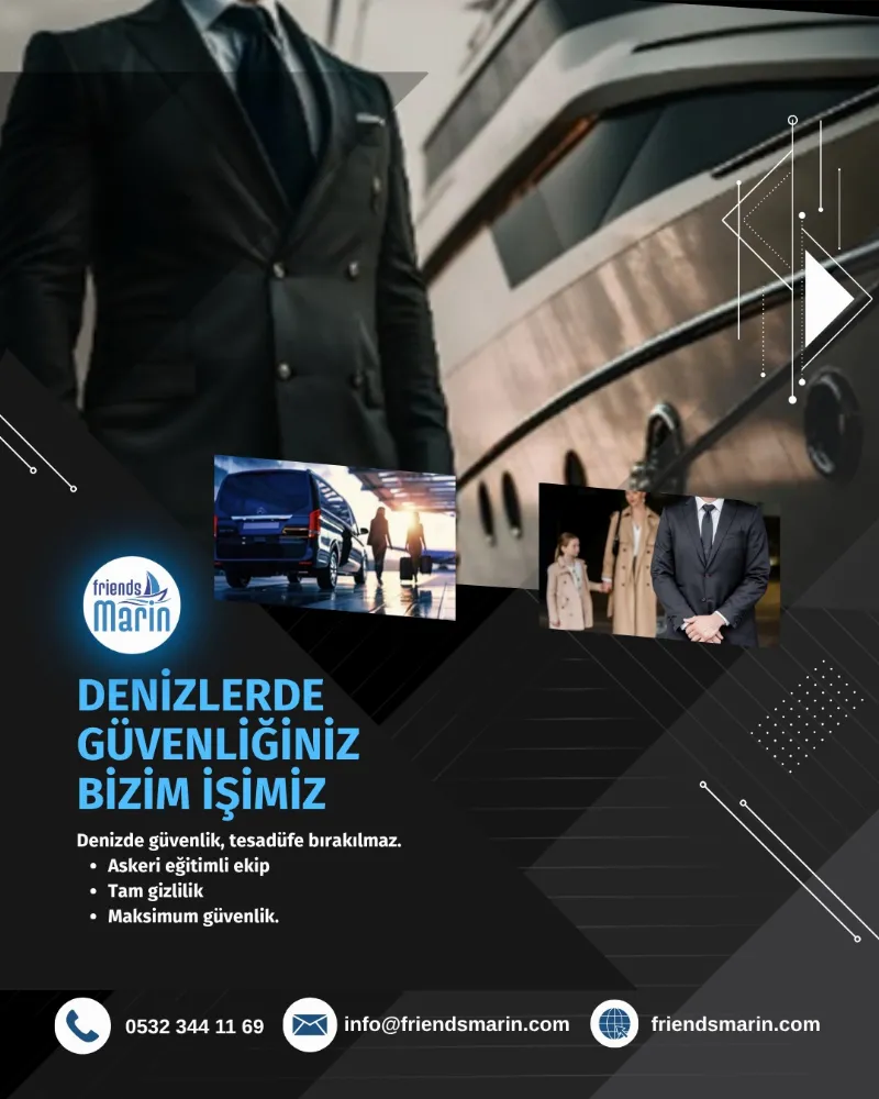 Denizde Profesyonel Yakın Koruma Hizmeti