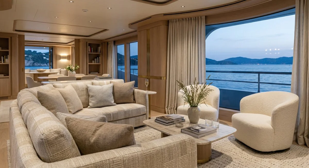 Luxury Yacht Interior Design & Marine Upholstery | CRETONNE