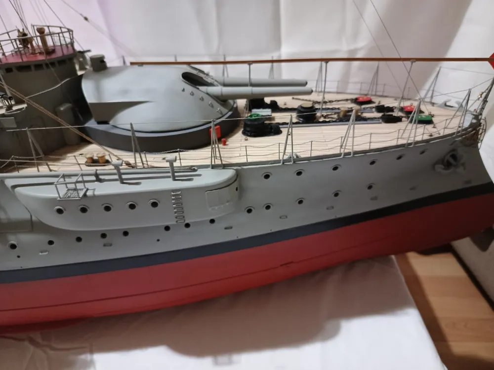 Satılık Müze kalitesinde model gemi Turgut Reis Zırhlısı