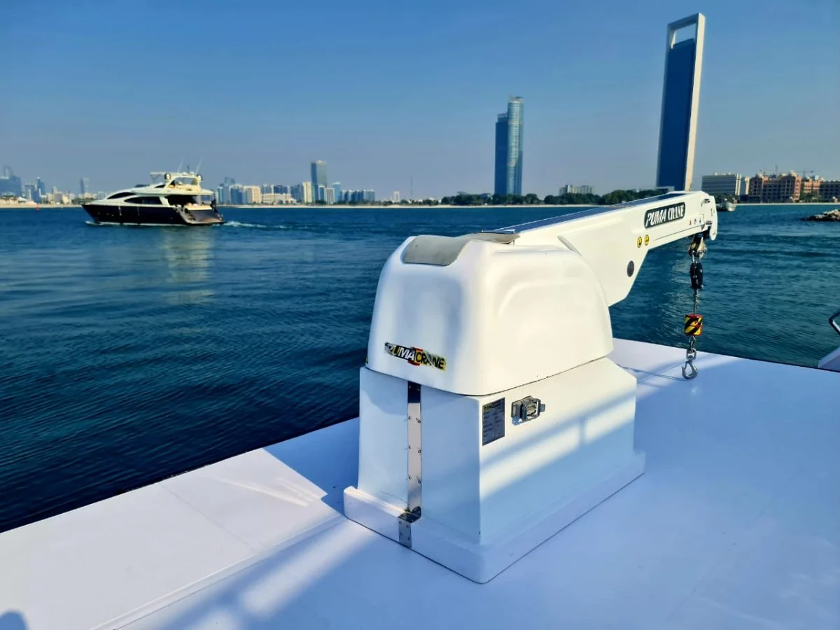 PUMA CRANE - Locally Manufactured Marine & Yacht Cranes