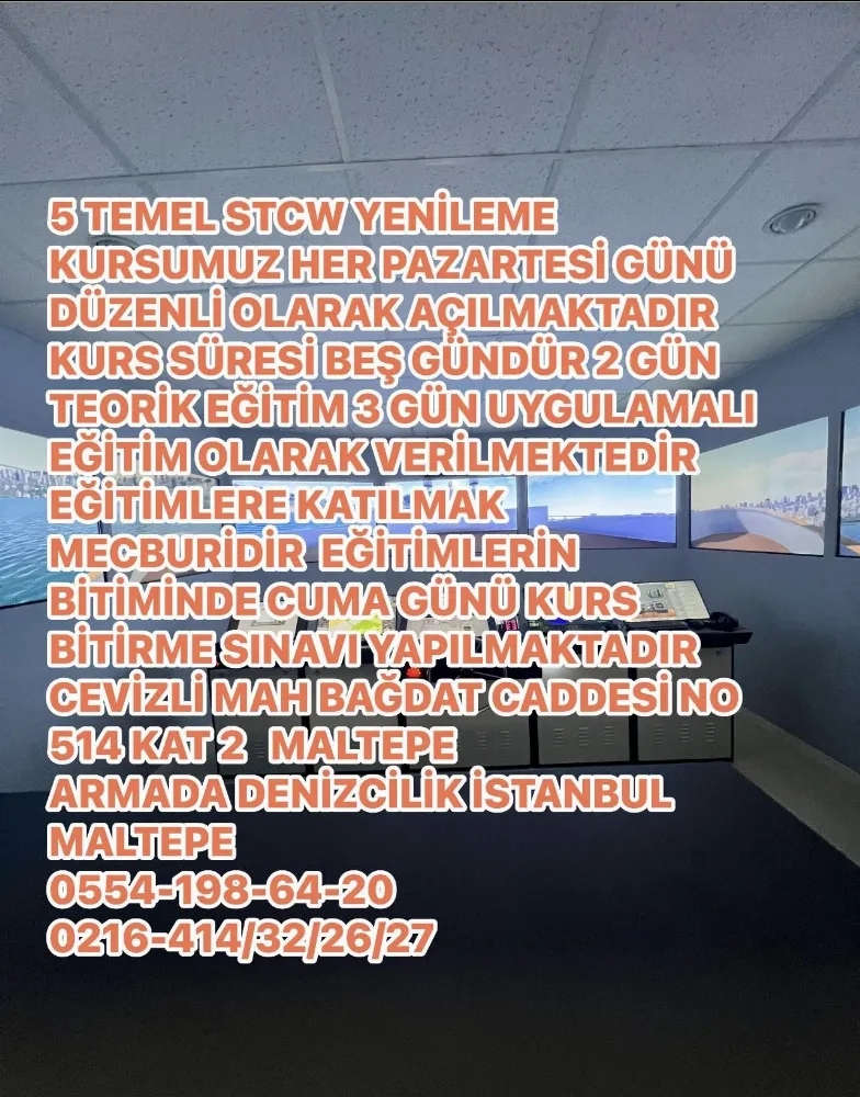 ARMADA Denizcilik-STCW Yenileme Kursu