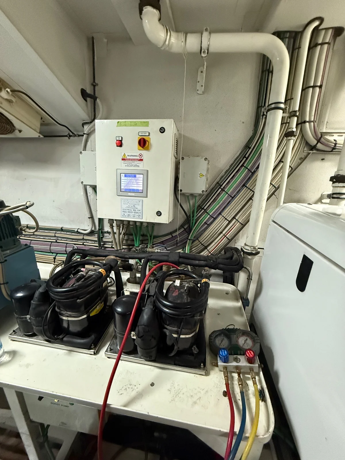 Tekne bakım, onarım, ısıtma ve soğutma tamiri