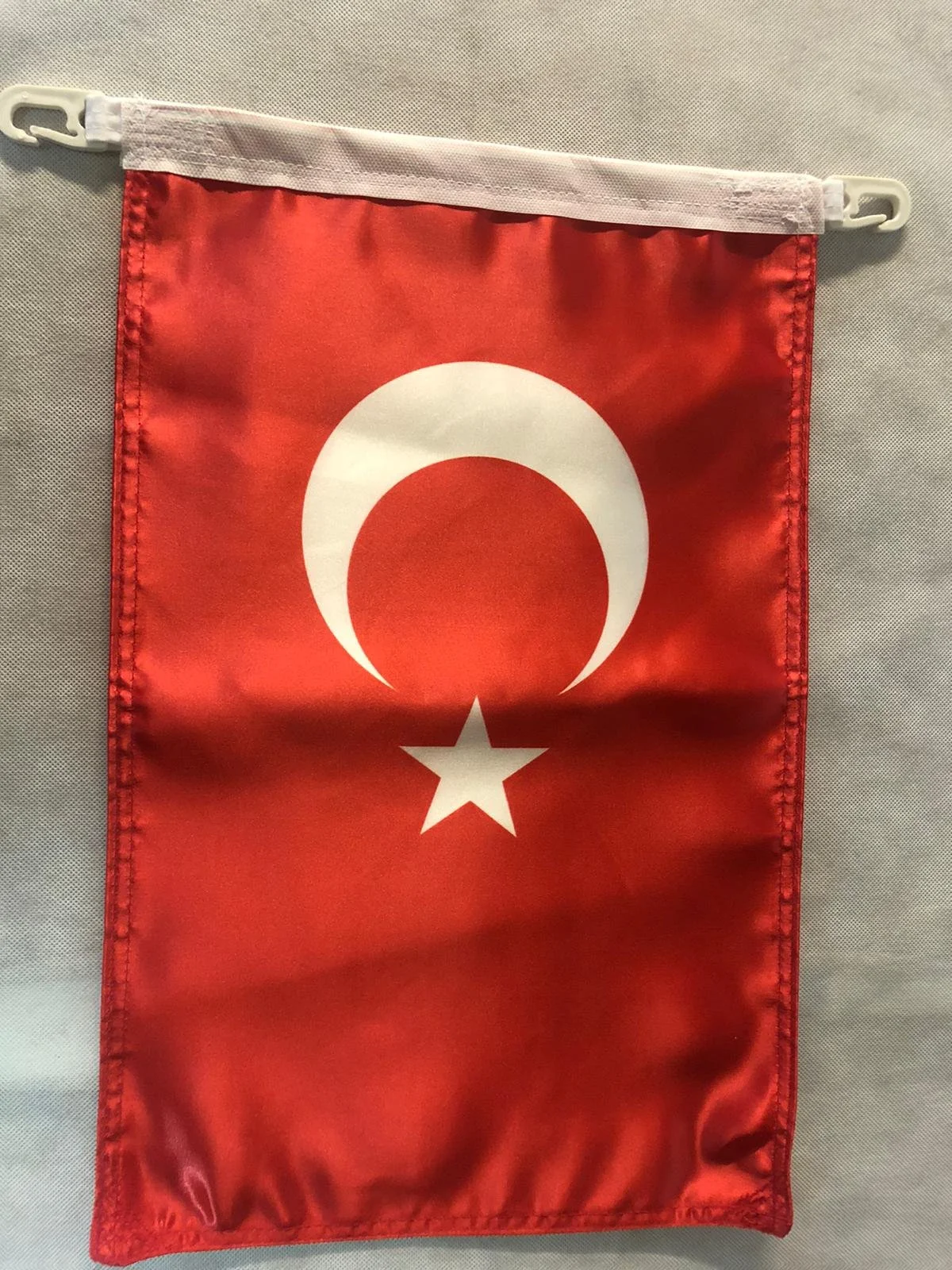Tekne ve Yatlara Özel Saten Kumaş Türk Bayrağı