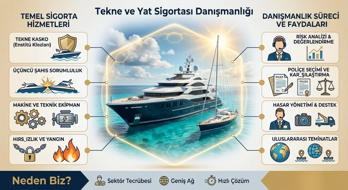 Tekne ve Yat Sigortası Danışmanlığı | Yatınız Güvende, İçiniz Rahat Olsun