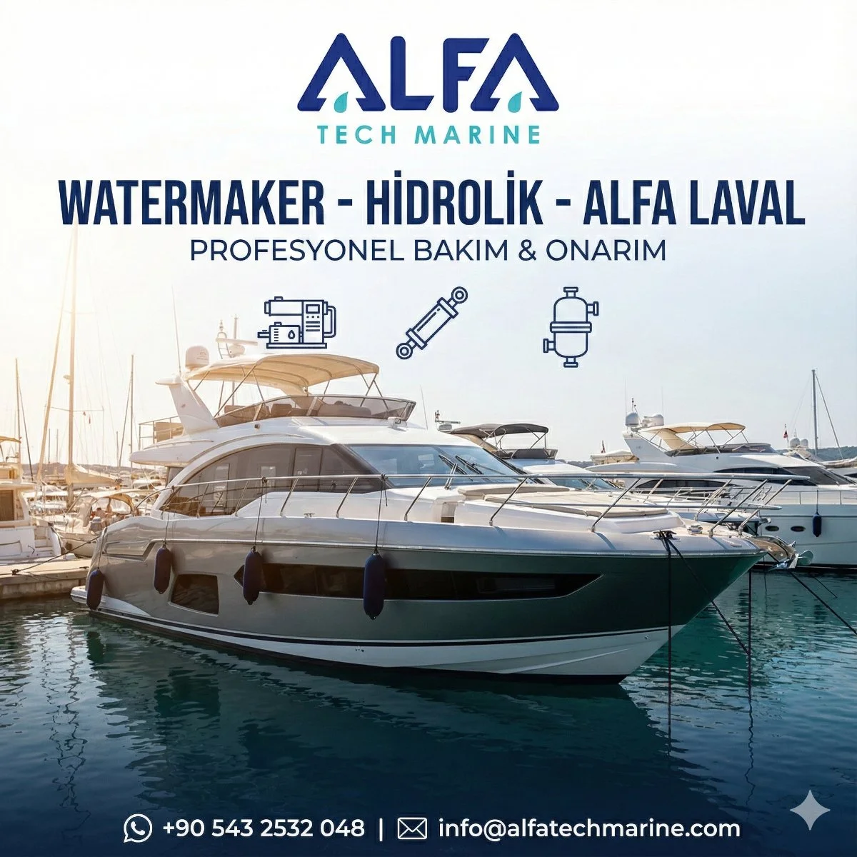 Teknenizin Gücü Kesilmesin: Profesyonel Marine Hidrolik Servisi