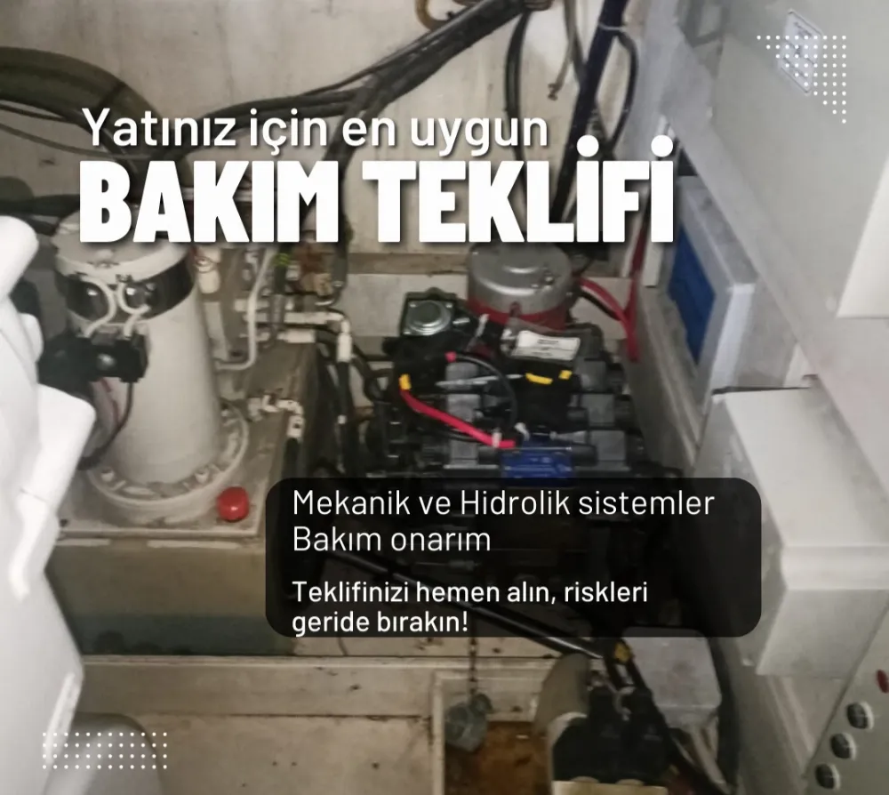 Teknenizin Hidrolik Sistemlerinde Sorunları Biz Çözelim !