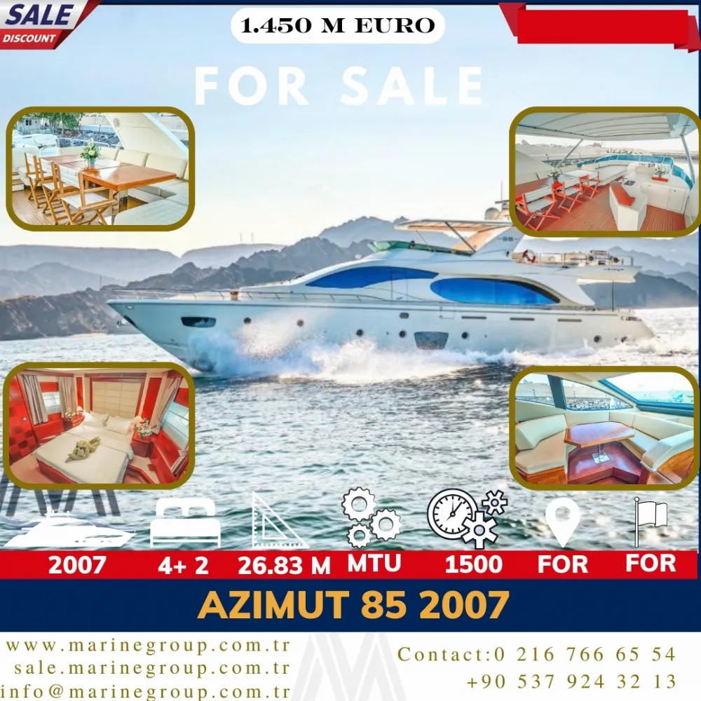 AZIMUT 85 -2007 - Marine Group Yachting International