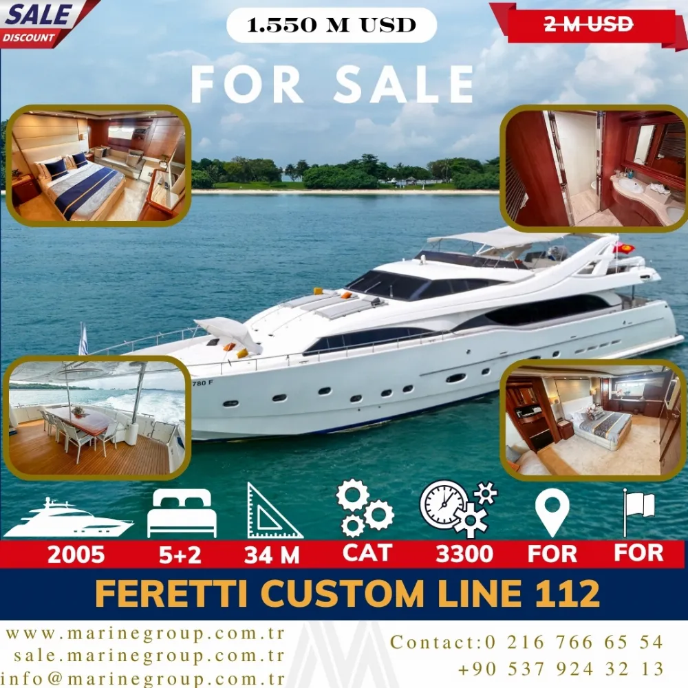 FERETTI 112 - 2005 - Marine Group Yachting International