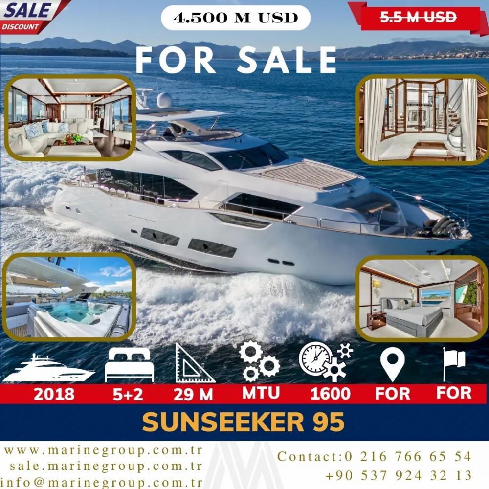 SUNSEEKER 95 -2018 - Marine Group Yachting International